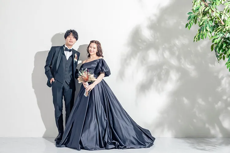 黒のウェディングドレス