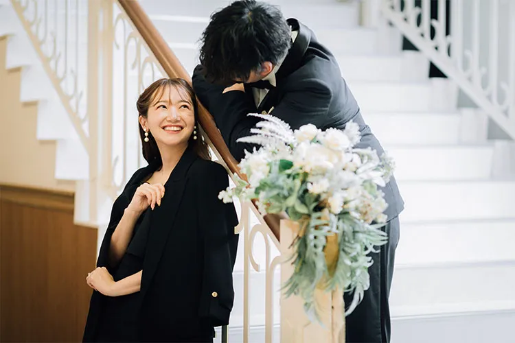 黒のウェディングドレス