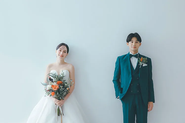 フォトウェディングで家族写真を撮影