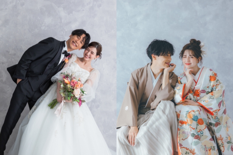 フォトウェディング,前撮り,スタジオ撮影,後撮り,スタジオフォト,ウェディングドレス,タキシード