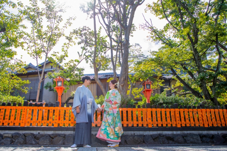 フォトウェディング,ロケーションフォト,和装,カラードレス,タキシード