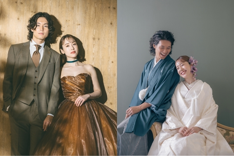 フォトウェディング,ロケーションフォト,洋装,カラードレス,タキシード