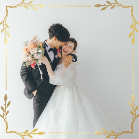 フォトウェディング,前撮り,スタジオ撮影,後撮り,スタジオフォト,ウェディングドレス,洋装,タキシード