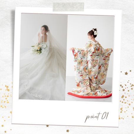 フォトウェディング,前撮り,スタジオ撮影,後撮り,スタジオフォト,ウェディングドレス,洋装,タキシード