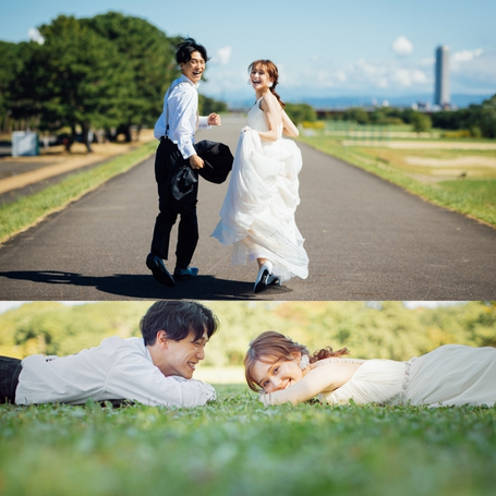 フォトウェディング,前撮り,スタジオ撮影,後撮り,スタジオフォト,ウェディングドレス