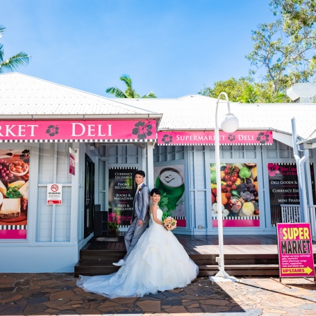 パームコーブ街中,パームコーブビーチ
