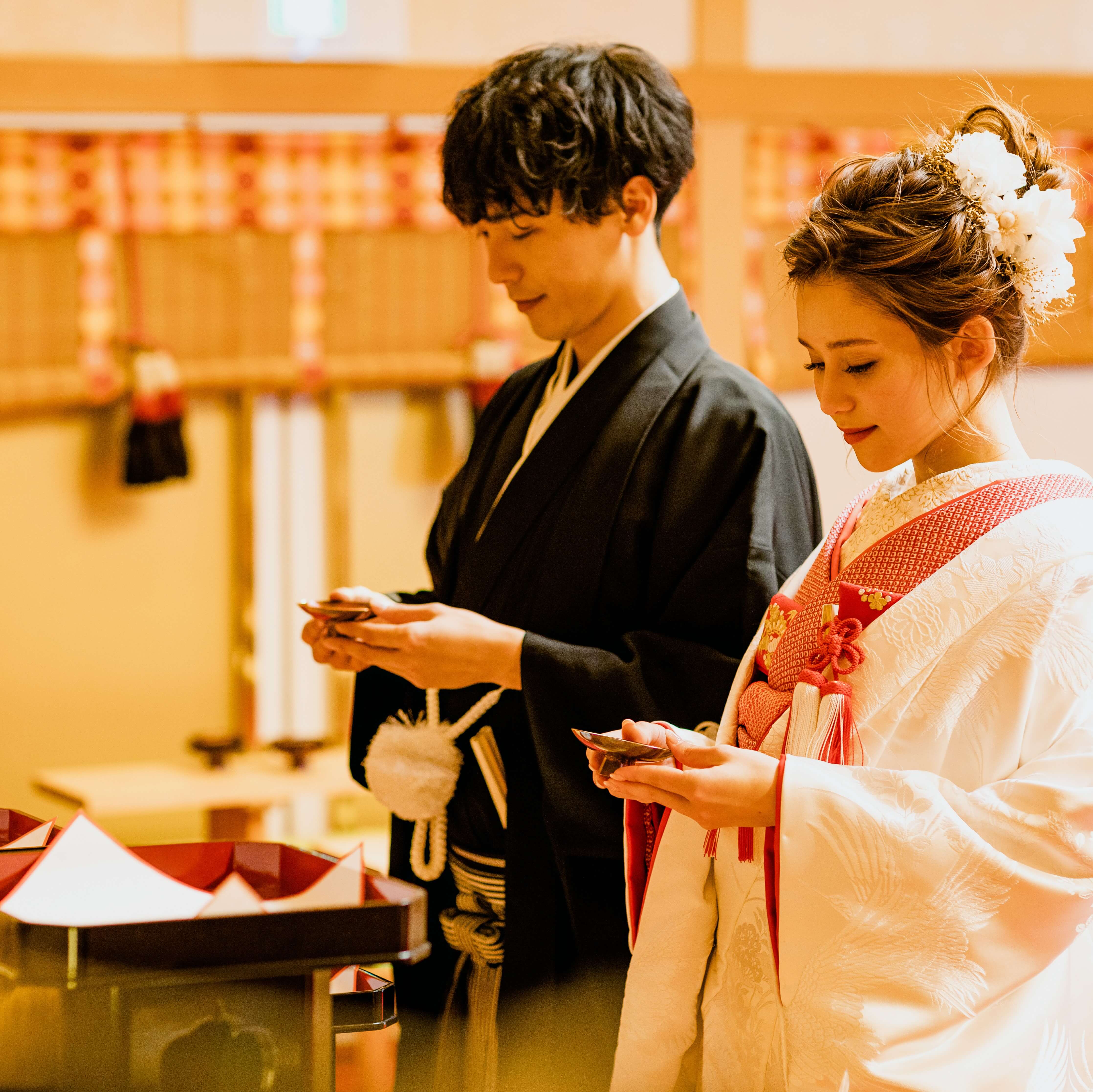 メルパルク広島,広島フォトスタジオ,前泊,和装,白無垢,紋付,神殿,チャペル