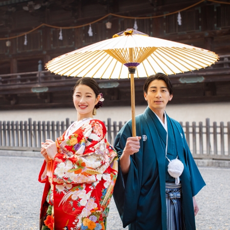 神道山,前撮り,フォトウェディング,ロケーションフォト,和装,色打掛,岡山フォトスタジオ