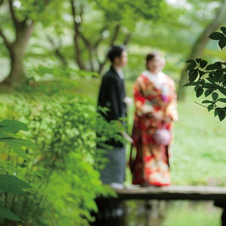 小石川後楽園,前撮り,フォトウェディング,ロケーションフォト,和装,色打掛,紋付