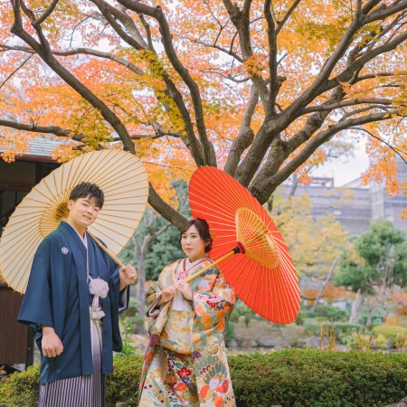 慶沢園,フォトウェディング,前撮り,和装,ウェディングドレス,タキシード