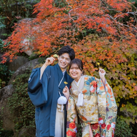 臨江閣,前撮り,フォトウェディング,ロケーションフォト,和装,色打掛,紋付
