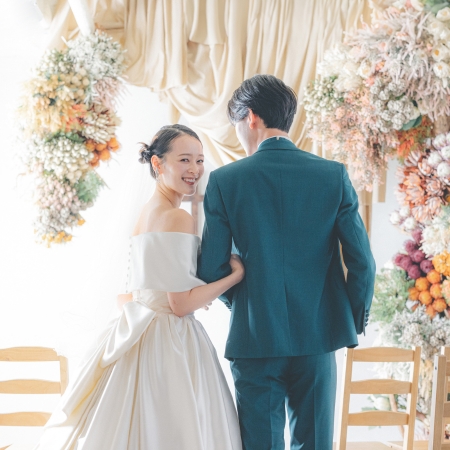 ブランバーチチャペル,シンプルウェディング,ウェディングドレス,チャペルフォト