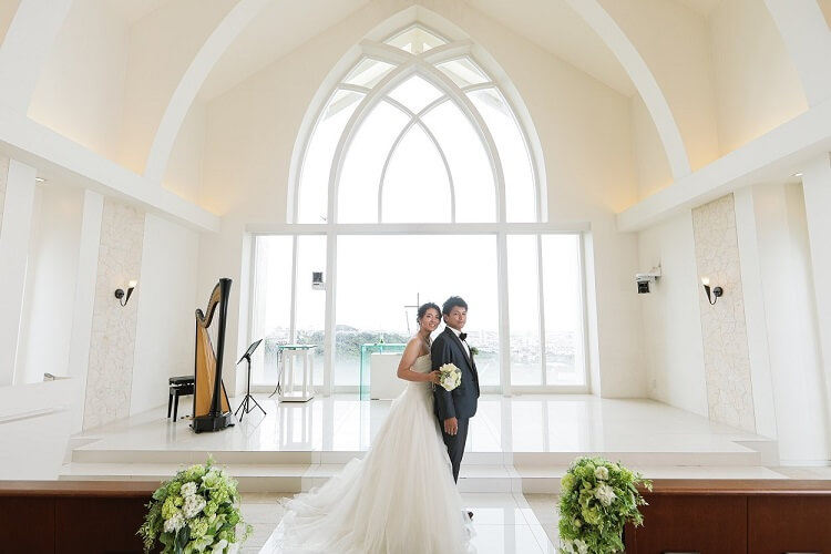 セントアンドリュース チャペルで結婚式の前撮り フォトウェディング Ushers Photo