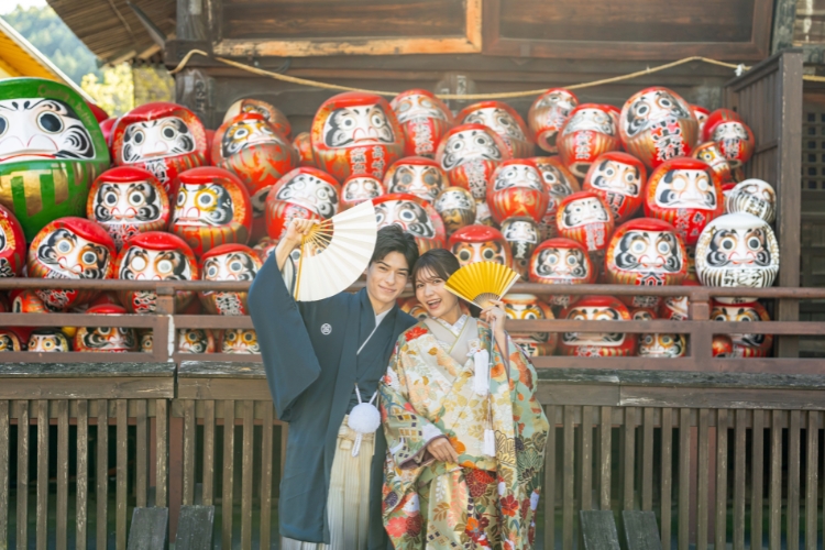 前撮り,フォトウェディング,和装,色打掛,ロケーションフォト,群馬,臨江閣