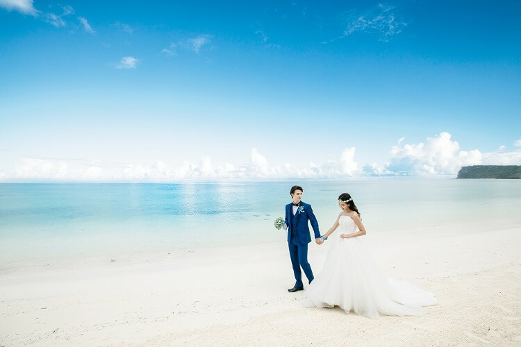 グアムで結婚式の前撮り フォトウェディング Ushers Photo