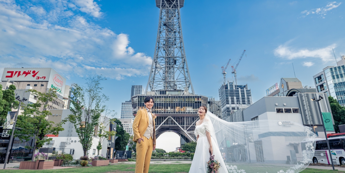 神戸旧居留地,ハーバーランド,ロケーションフォト,洋装,洋装ロケーション,ウェディングドレス,タキシード,前撮り,フォトウェディング