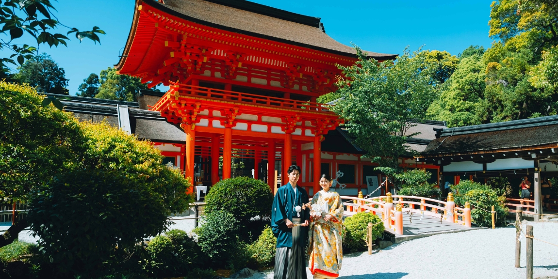 上賀茂神社,フォトウェディング,前撮り,和装