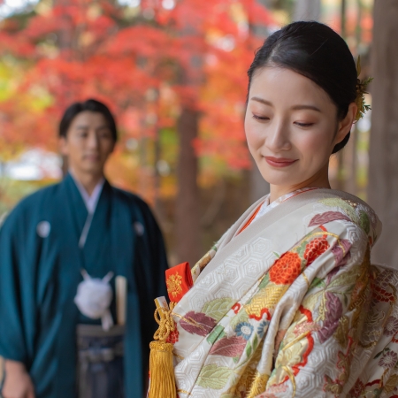 隨心院,フォトウェディング,前撮り,和装,色打掛,紋付