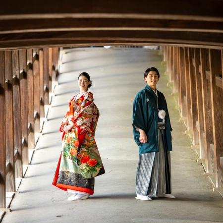 隨心院,フォトウェディング,前撮り,和装,色打掛,紋付