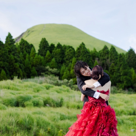 熊本城,前撮り,フォトウェディング,和装,色打掛,紋付袴,ロケーションフォト