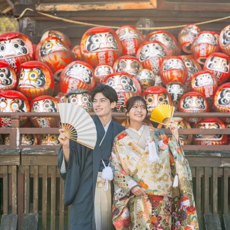 前撮り,フォトウェディング,和装,色打掛,ロケーションフォト,群馬,臨江閣