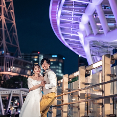 神戸旧居留地,ハーバーランド,ロケーションフォト,洋装,洋装ロケーション,ウェディングドレス,タキシード,前撮り,フォトウェディング