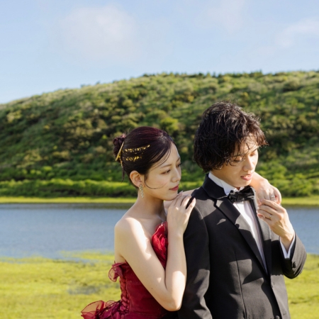 熊本城,前撮り,フォトウェディング,和装,色打掛,紋付袴,ロケーションフォト