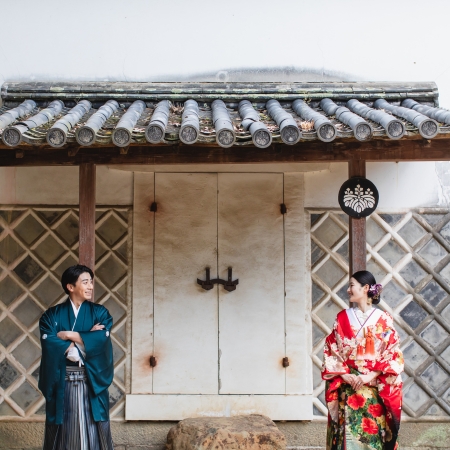 隨心院,フォトウェディング,前撮り,和装,色打掛,紋付
