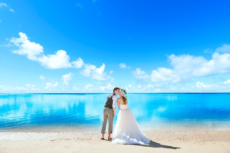 グアムで結婚式の前撮り フォトウェディング Ushers Photo